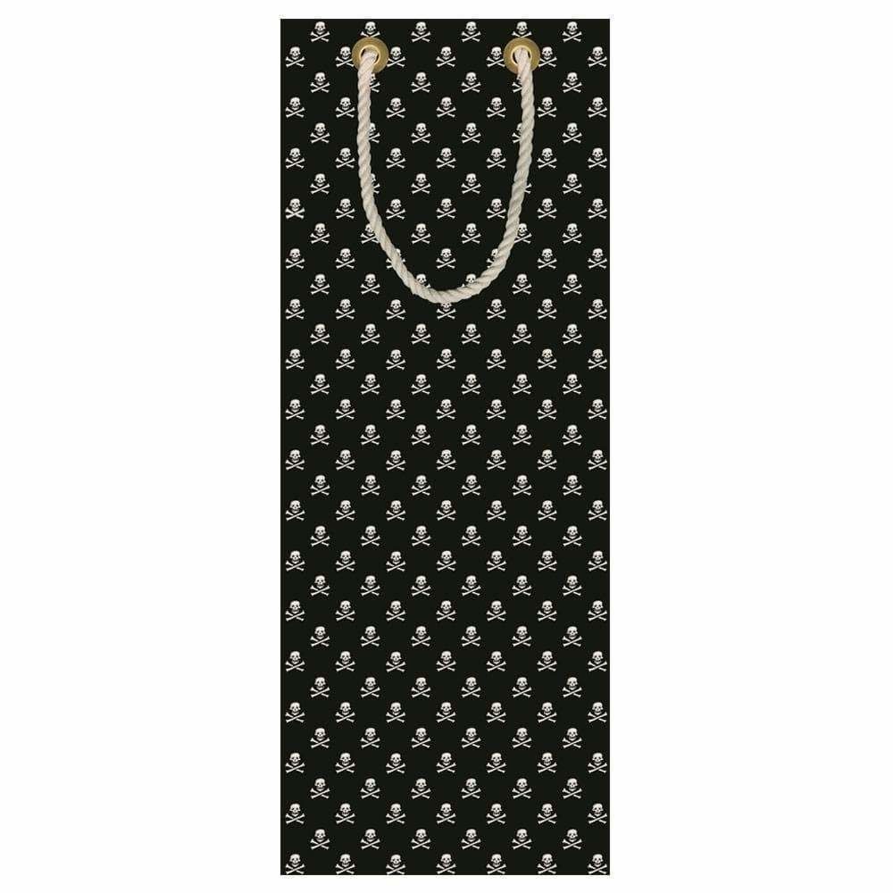 Skull and Crossbones Wine &amp; Bottle Gift Bag - 1 Each