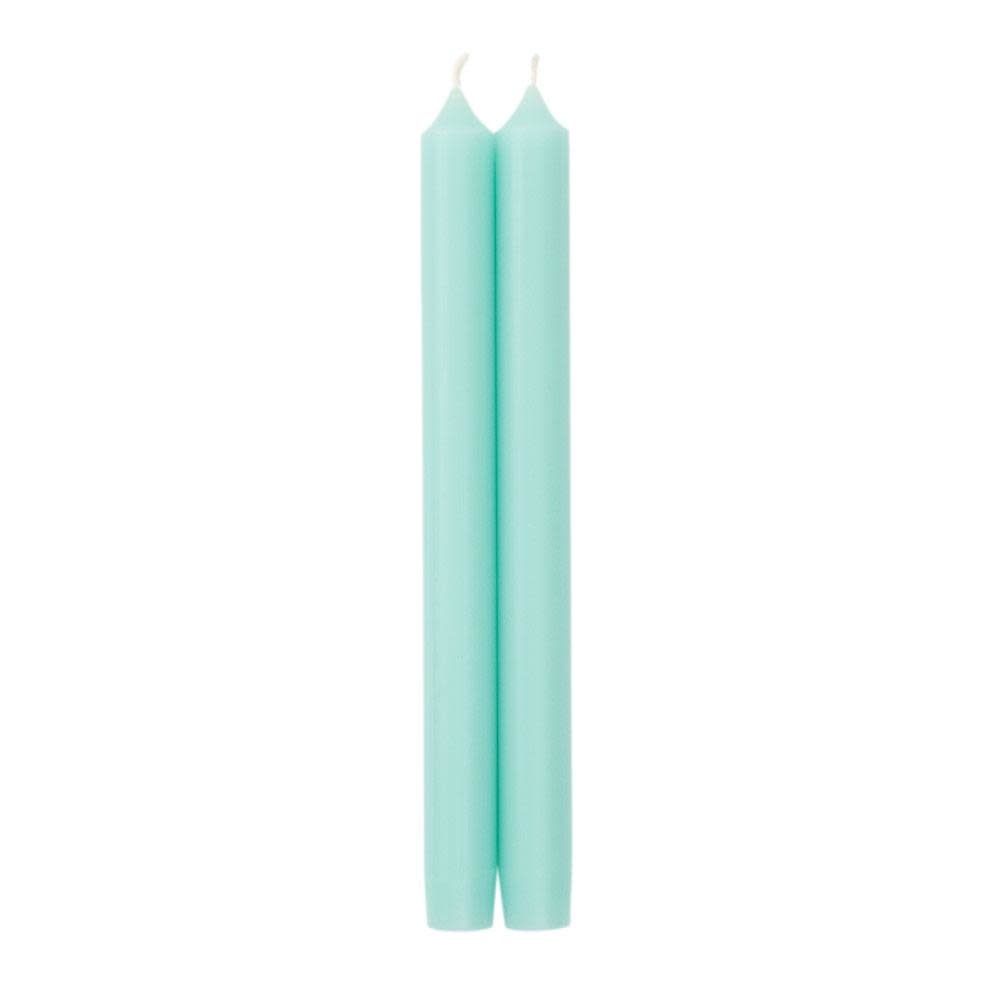 Straight Taper 10" Candles in Aqua - 2 Candles Per Package