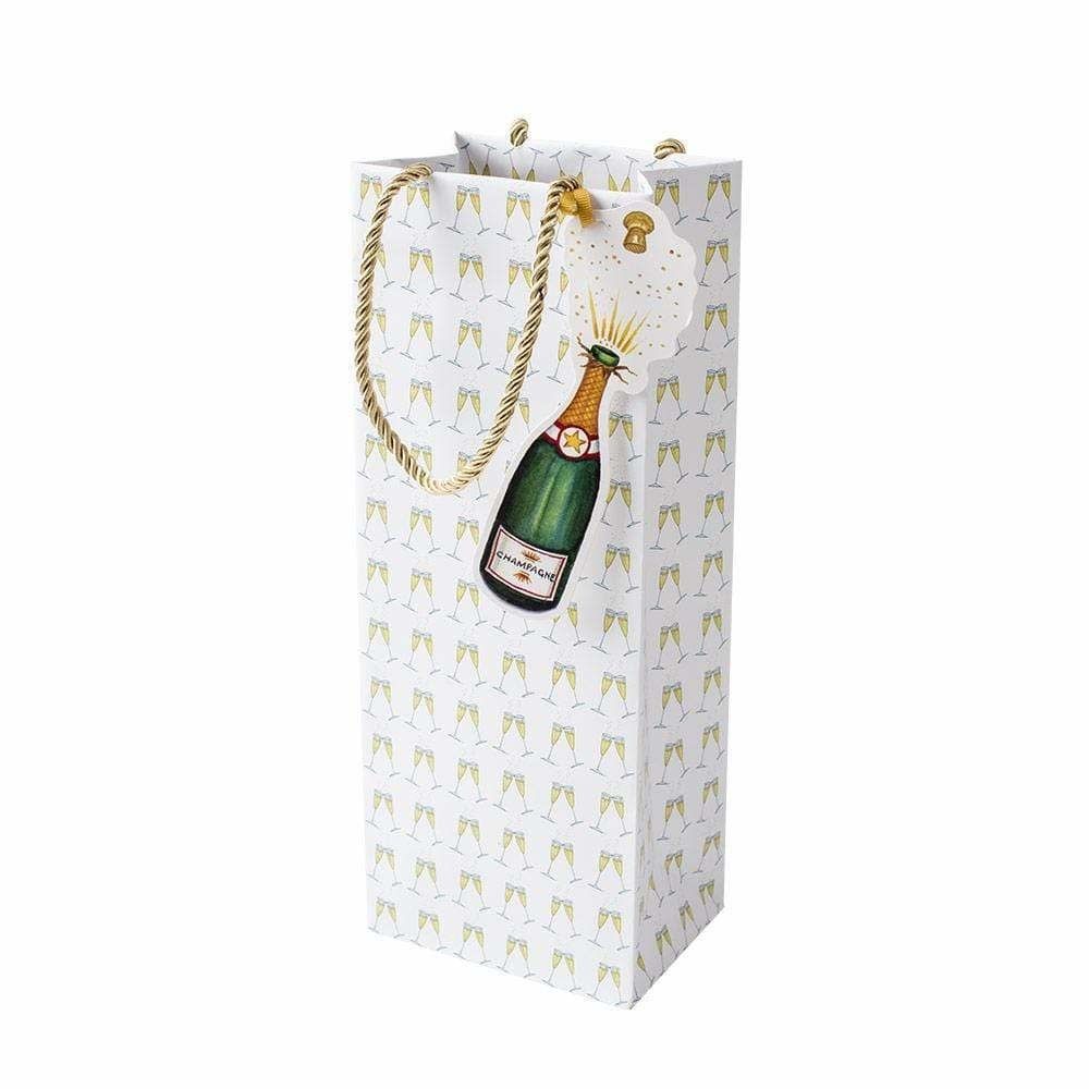 Bubbly Wine &amp; Bottle Gift Bag - 1 Each