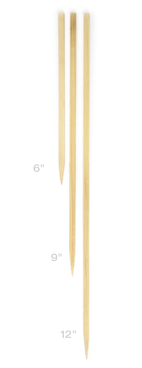 Flat Bamboo Skewer 12" Long