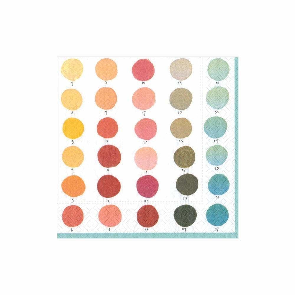 Lulu's Palette Paper Cocktail Napkins - 20 Per Package