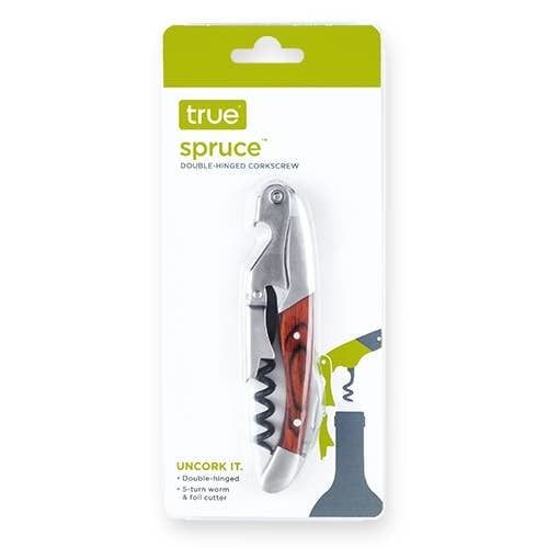 Spruce™: Double-Hinged Waiter’s Corkscrew