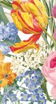 Redoute Floral Paper Guest Towel Napkins in Ivory - 15 Per Package