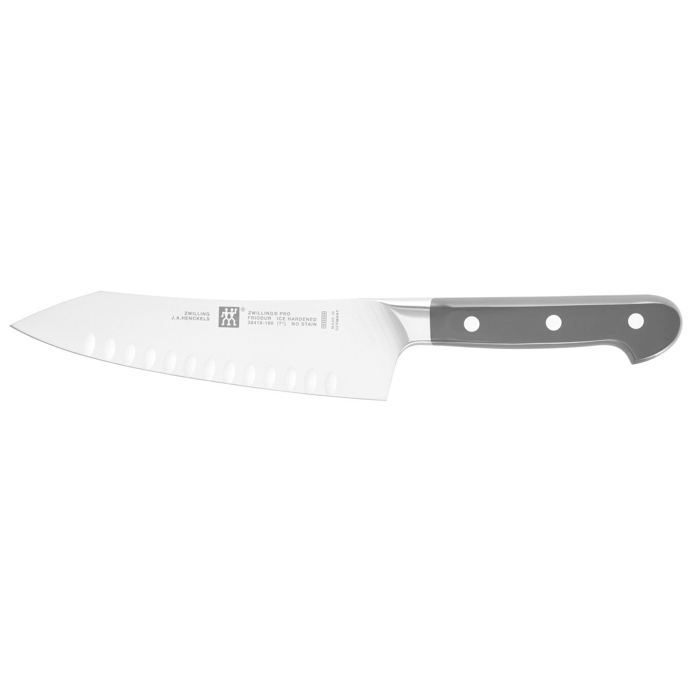 Pro 7" Hollow Edge Rocking Santoku