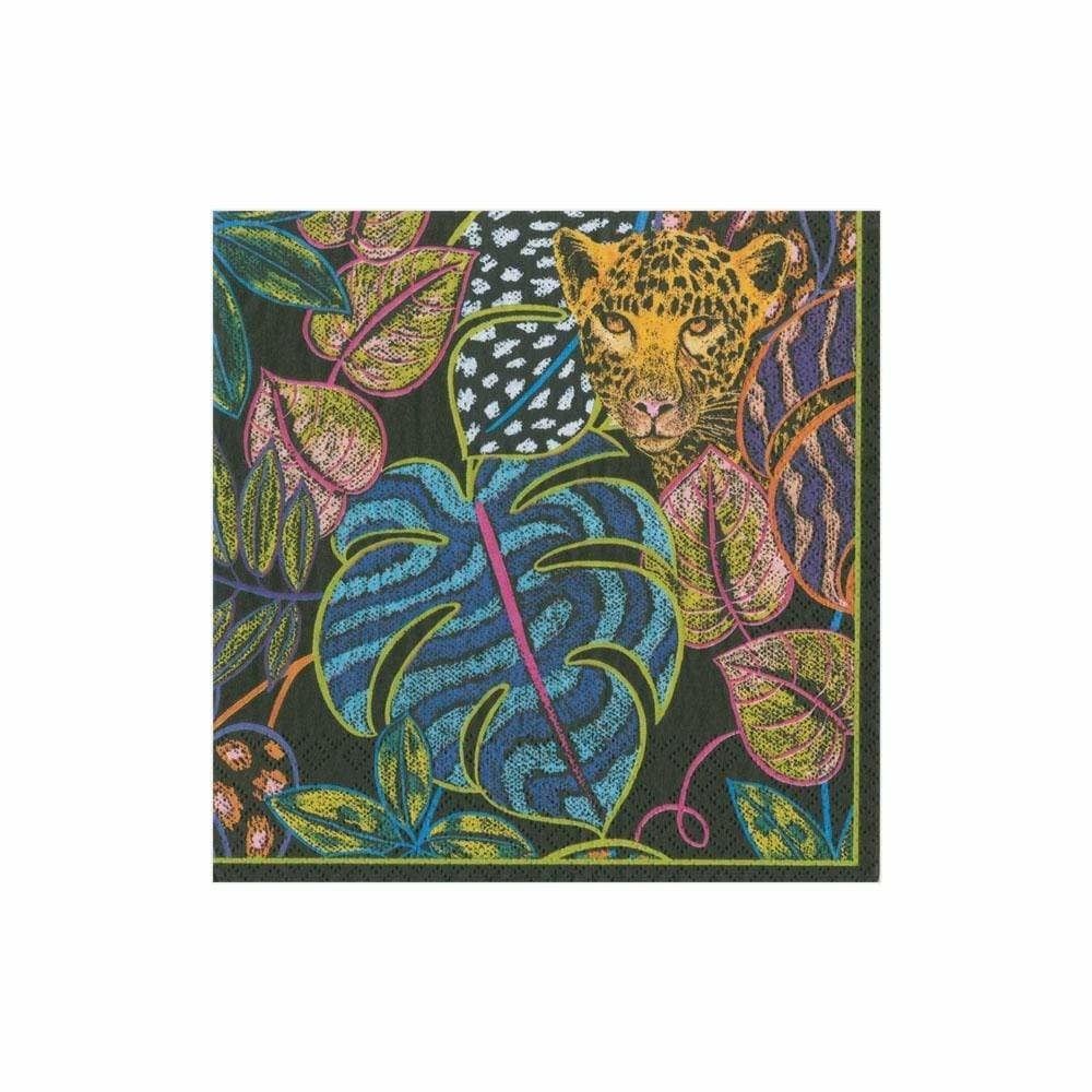 Jungle Story Paper Cocktail Napkins - 20 Per Package