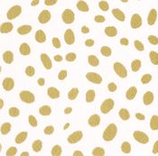 Spots Paper Cocktail Napkins in Gold - 20 Per Package
