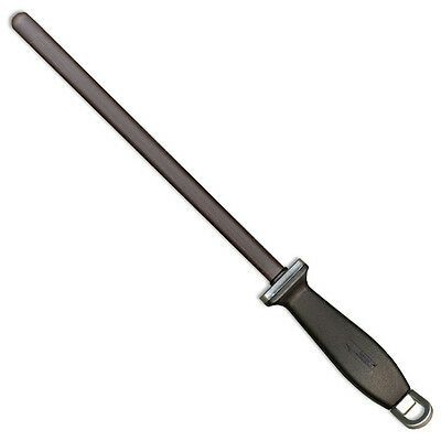 10.5" Black Ceramic Honing Rod with Grooves