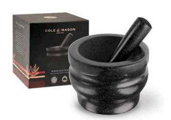 5.5" Granite Mortar &amp; Pestle – 8 lb.