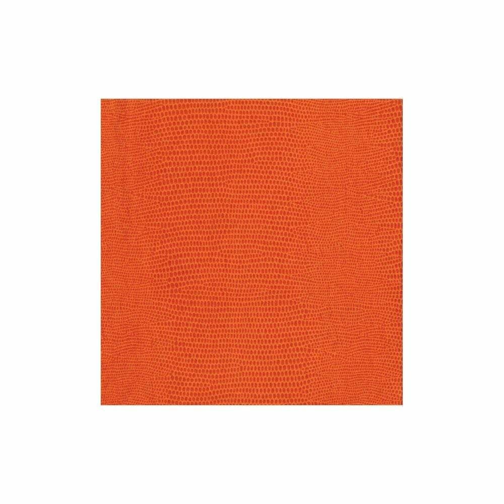 Lizard Paper Linen Cocktail Napkins in Orange - 15 Per Package
