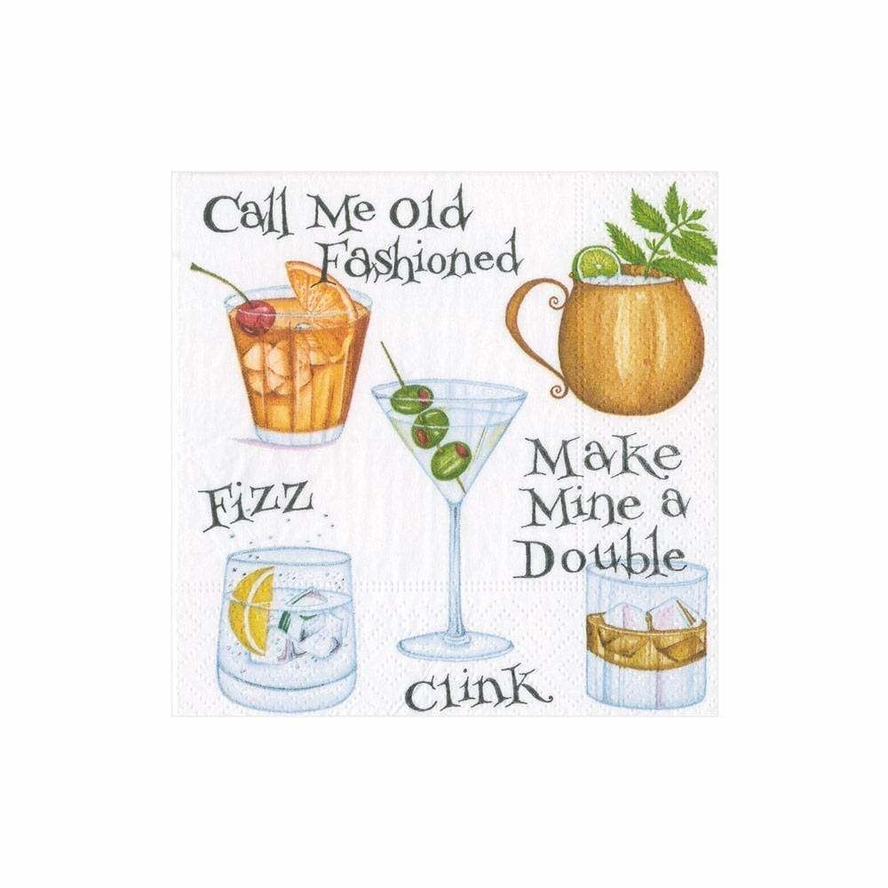 Cocktail Hour Paper Cocktail Napkins - 20 Per Package