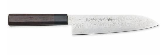 Nickel Warikomi Damascus Santoku