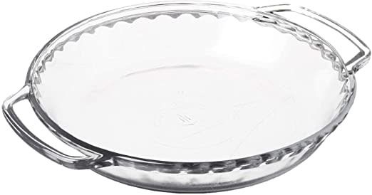 9" Glass Deep Pie Dish
