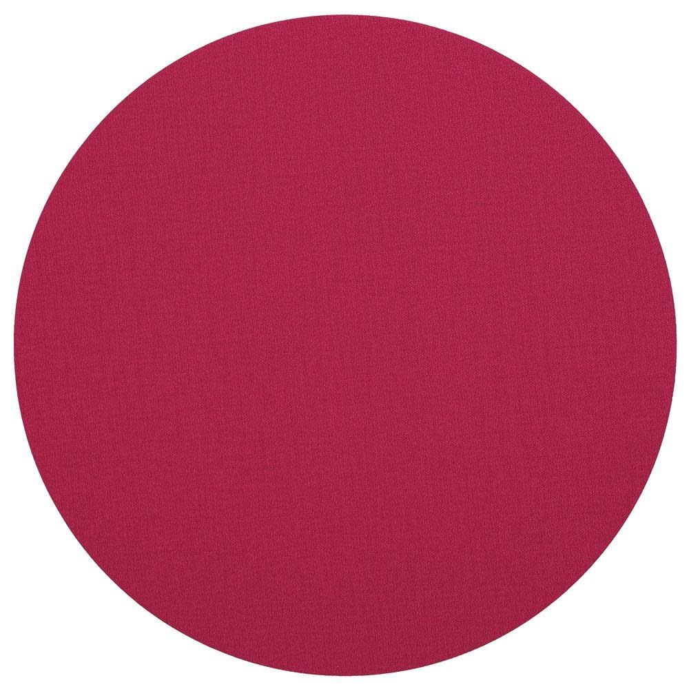 Classic Canvas Round Felt-Backed Placemat in Fuchsia - 1 Each