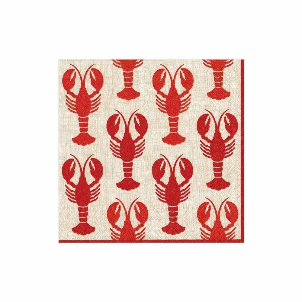 Lobsters Paper Cocktail Napkins - 20 Per Package
