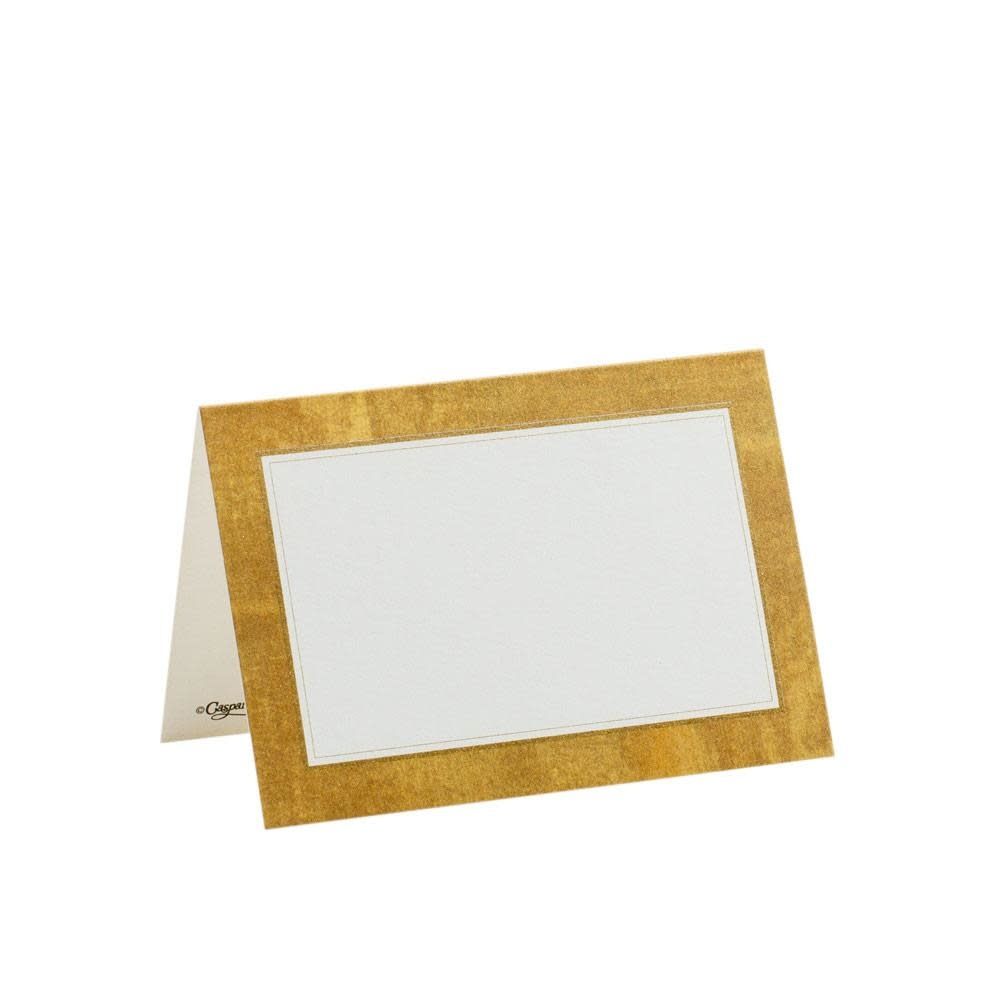 Gold Leaf Place Cards - 10 Per Package