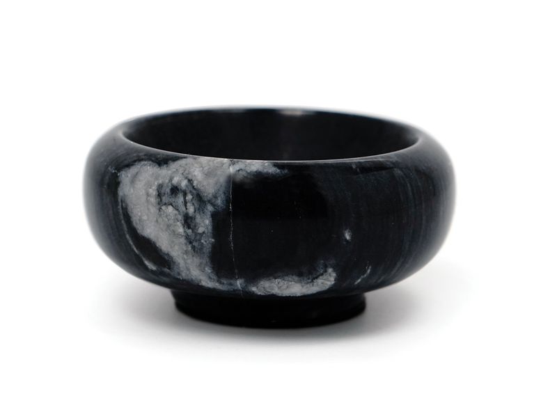 Black Marble Salt &amp; Herb Bowl 1oz