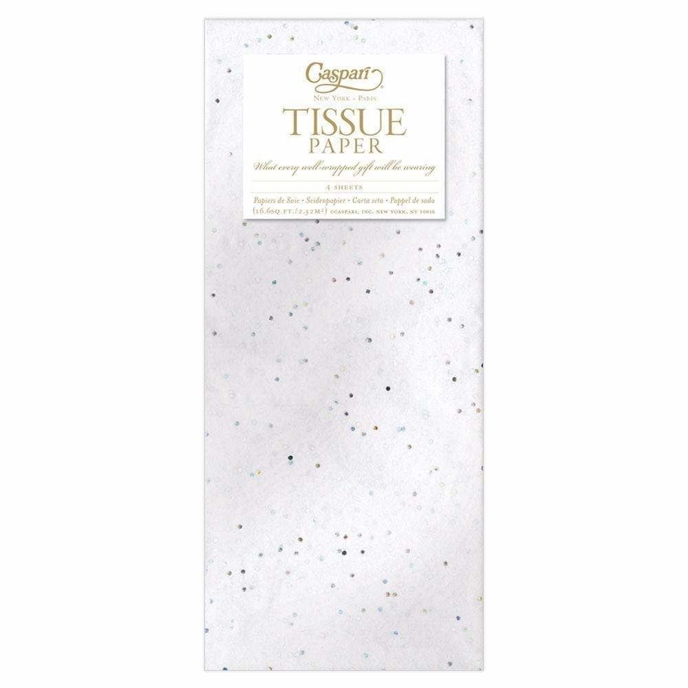 Solid Tissue Paper in White Gemstone - 4 Sheets Included