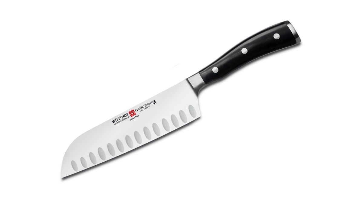 Ikon 7" Hollow Edge Santoku
