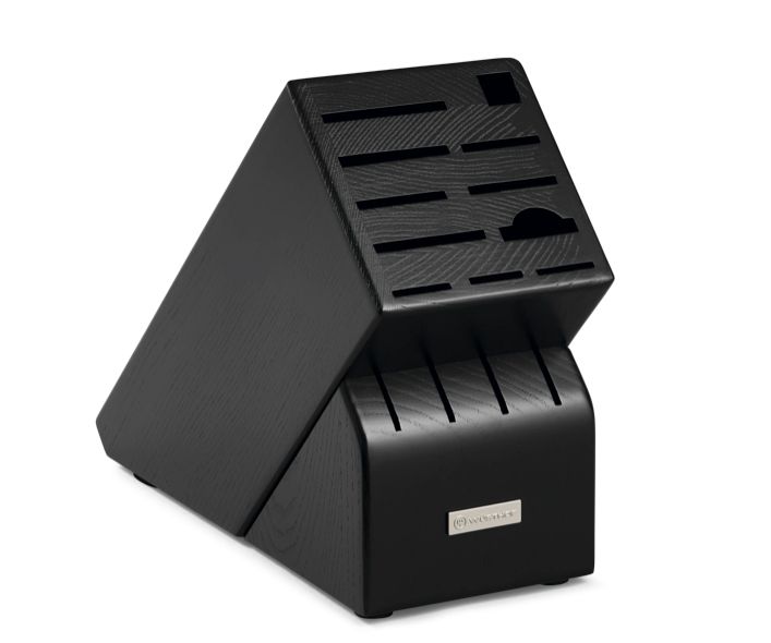 15-Slot Black Knife Block