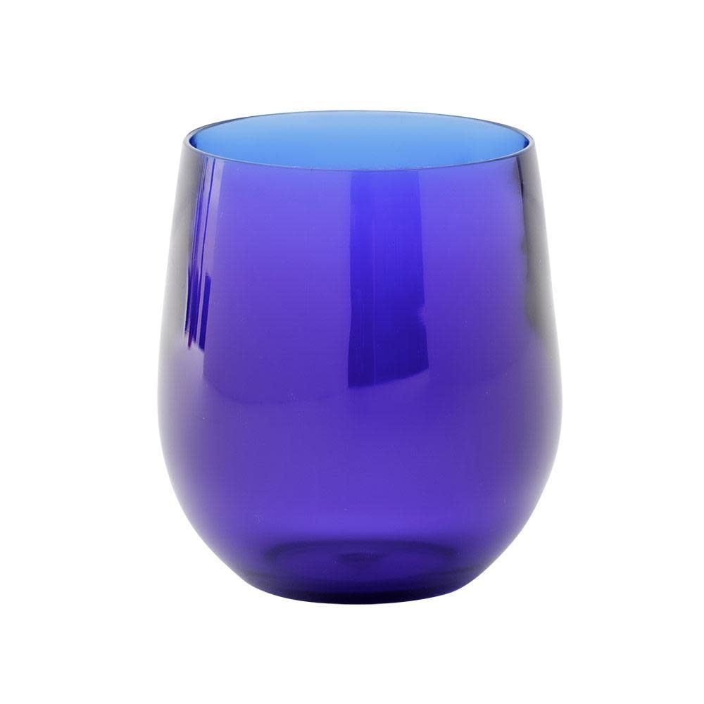 Acrylic 12oz Tumbler Glass in Cobalt - 1 Each