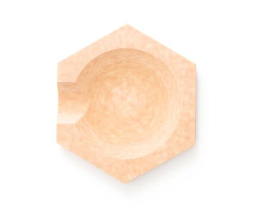 Spoon Rest Hexagon Shape Natural