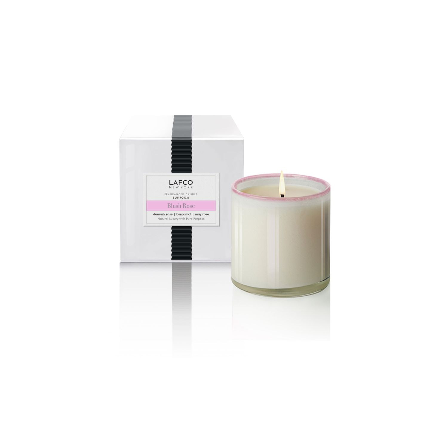 Signature Blush Rose Candle 15.5oz