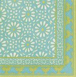 Alhambra Paper Lunch Napkins in Turquoise - 20 Per Package