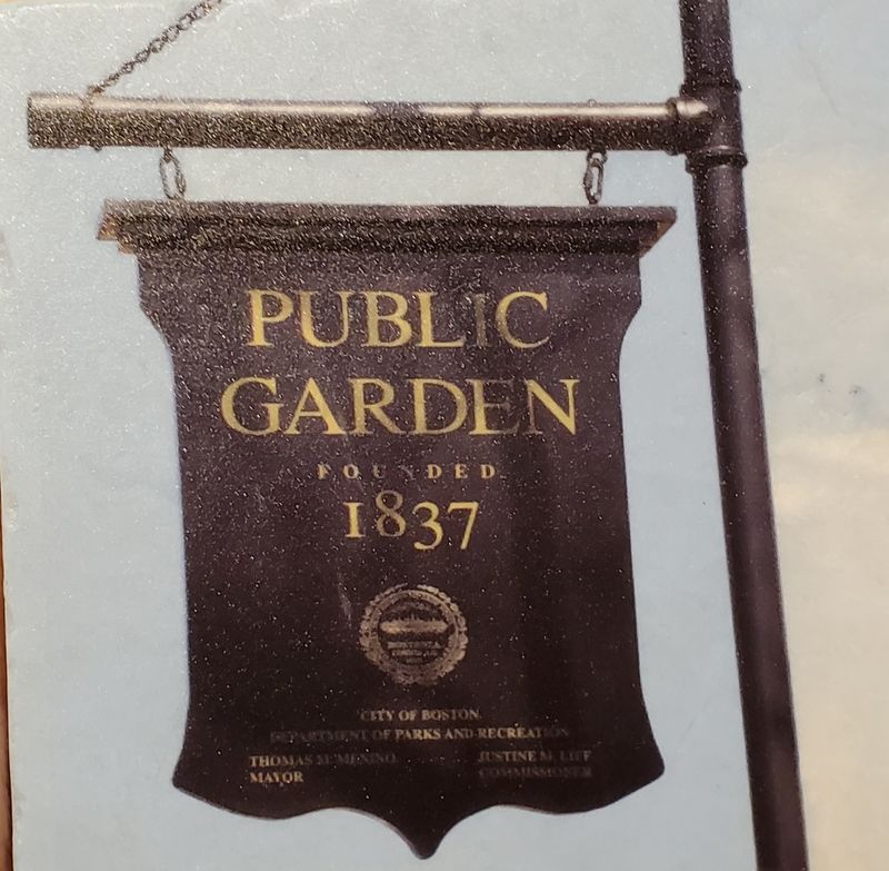 Public Garden Marble Coaster