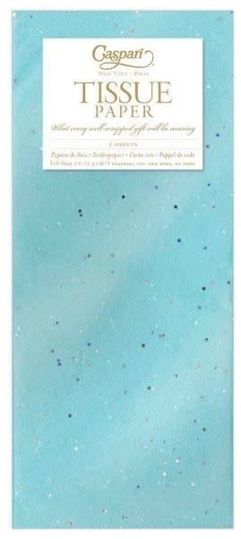 Solid Tissue Paper in Blue Gemstone - 4 Sheets Included
