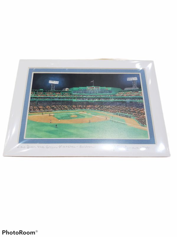 5x7 Print of A View From The Green Monster, Boston