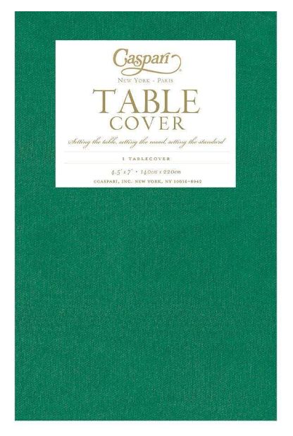 Moiré Paper Table Cover in Moss Green - 1 Each