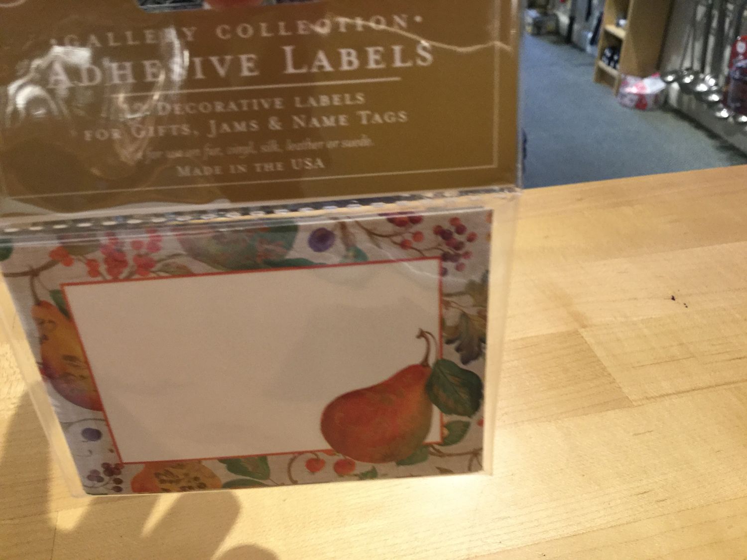 Place Cards decorated pears