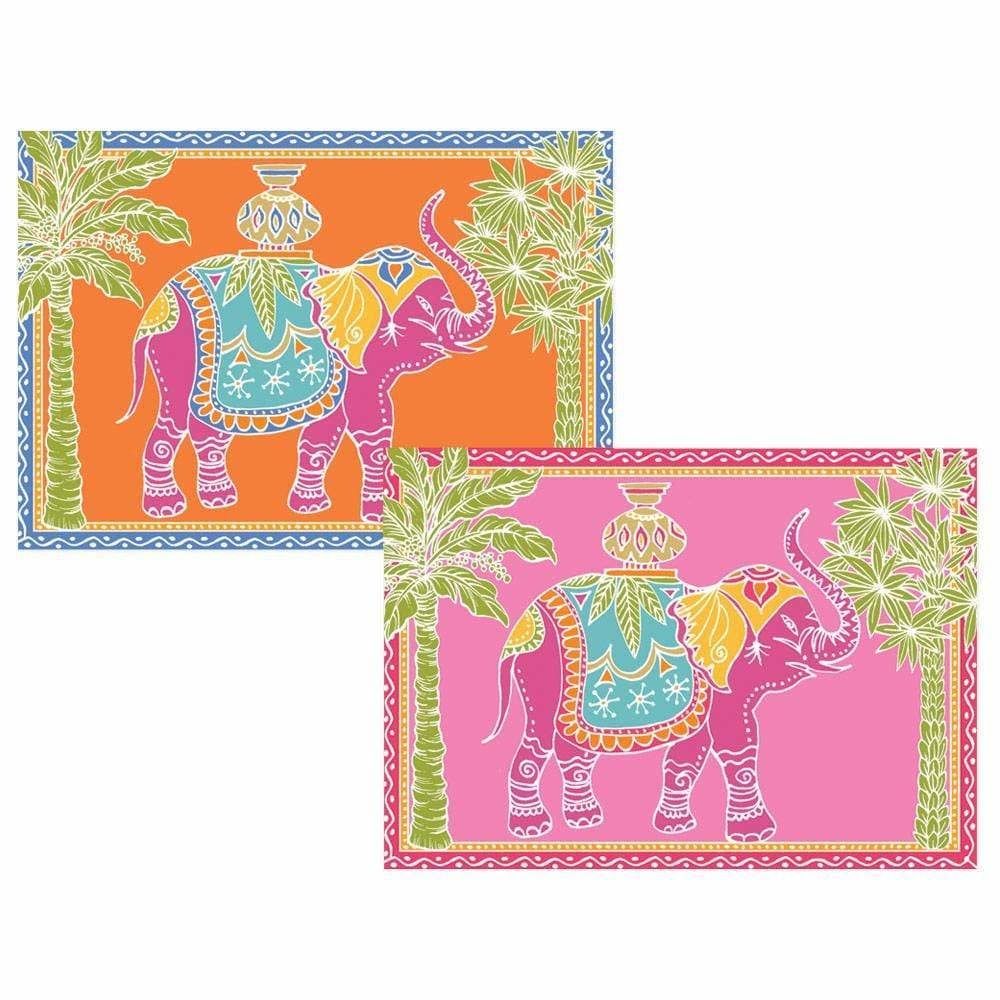 Royal Elephant Boxed Note Cards - 8 Note Cards &amp; 8 Envelopes