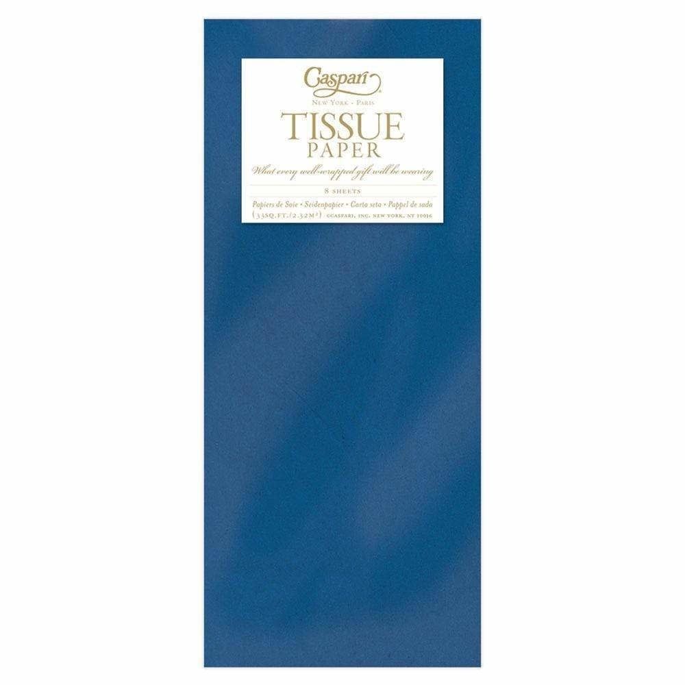 Solid Tissue Paper in Marine Blue - 8 Sheets Included