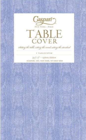 Moiré Paper Table Cover in Lavender Blue - 1 Each