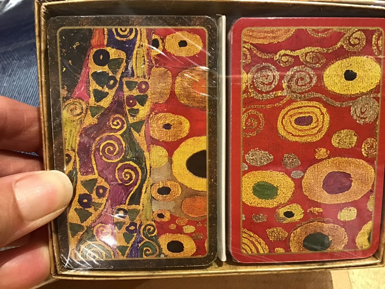 Caspari Viennese Nouveau Playing Cards