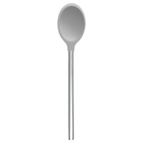 Silicone Mixing Spoon Oyster Gray
