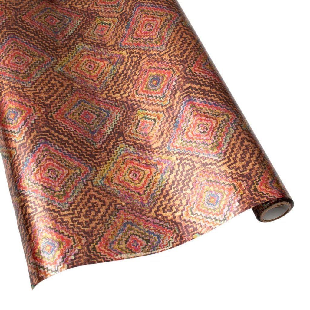 Byzantium II Gift Wrapping Paper in Gold Foil - 30" x 8' Roll