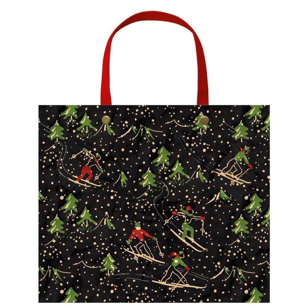 Winter Sports Large Gift Bag in Black - 1 Each