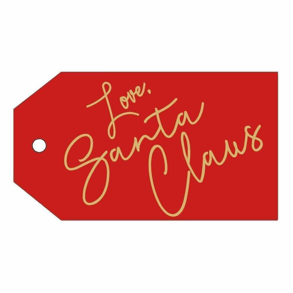 Love, Santa Claus Classic Gift Tags - 4 Per Package
