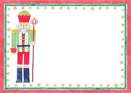 March Of The Nutcrackers Name Labels-Gallery