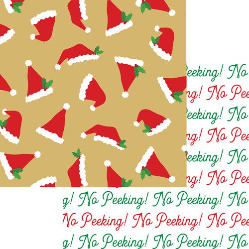 Santa Hat Toss Continuous Wrap Roll - 8 Ft