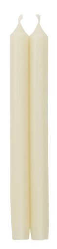 Straight Taper 12" Candles in Ivory - 2 Candles Per Package