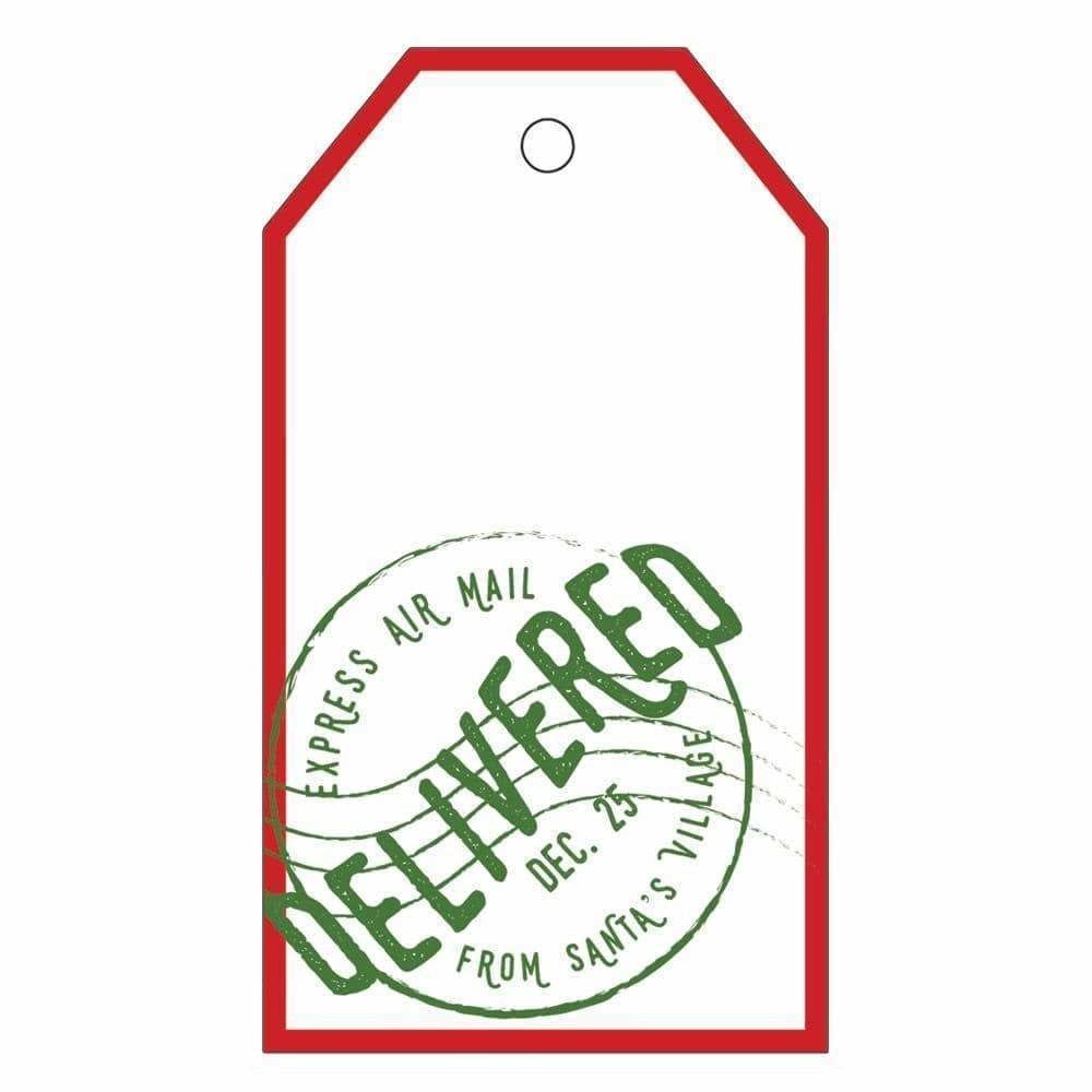 Delivered December 25th Classic Gift Tags - 4 Per Package