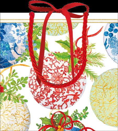Porcelain Ornaments Small Gift Bag - 1 Each