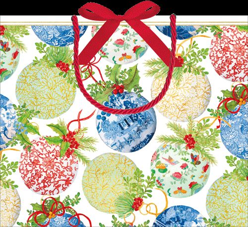 Porcelain Ornaments Large Gift Bag - 1 Each