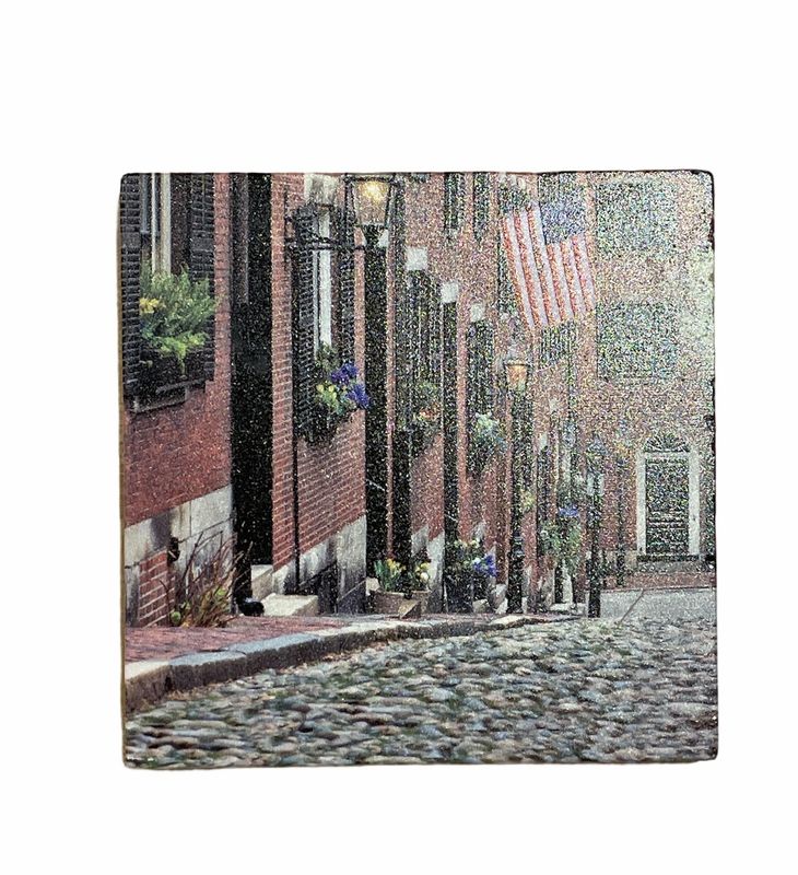 Acorn Street Marble Coaster