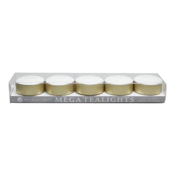 Mega Tealights - 5pc Box