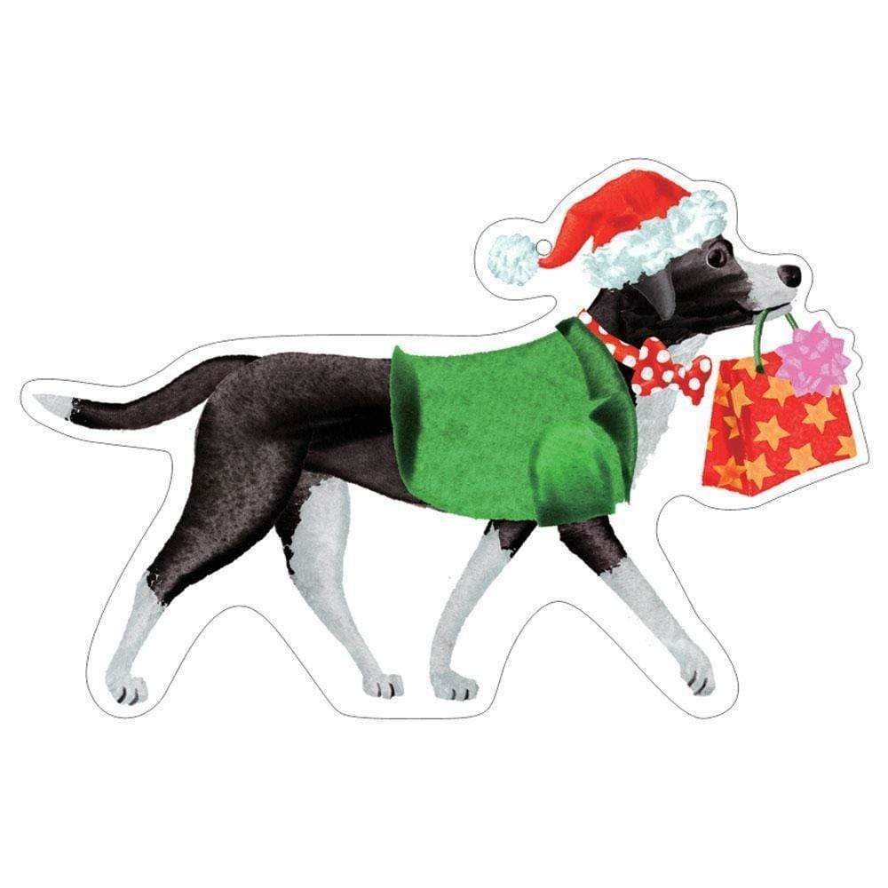Christmas Delivery Decorative Die-Cut Gift Tag - 4 Per Package