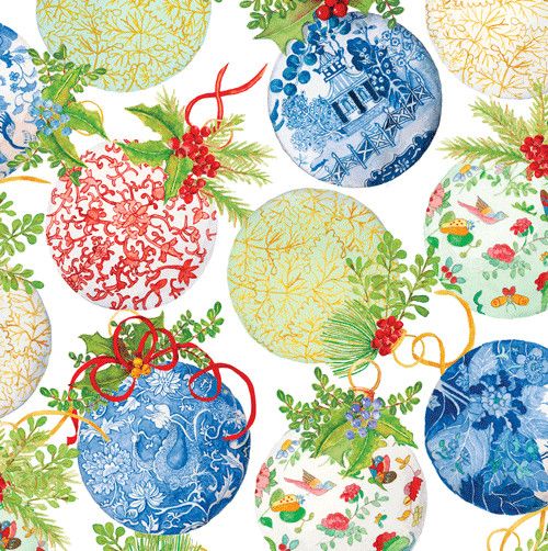 Porcelain Ornaments Continuous Wrap Roll - 30" - 8 Ft